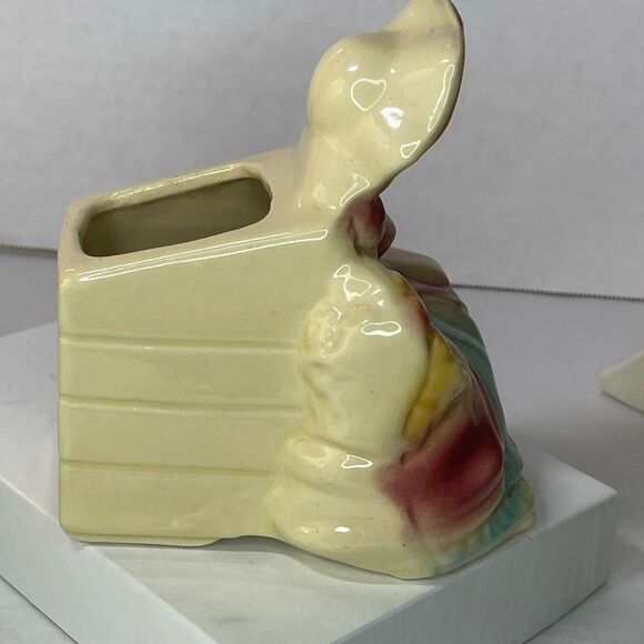 Vintage Shawnee USA 616 planter flower pot - Picture 4 of 8